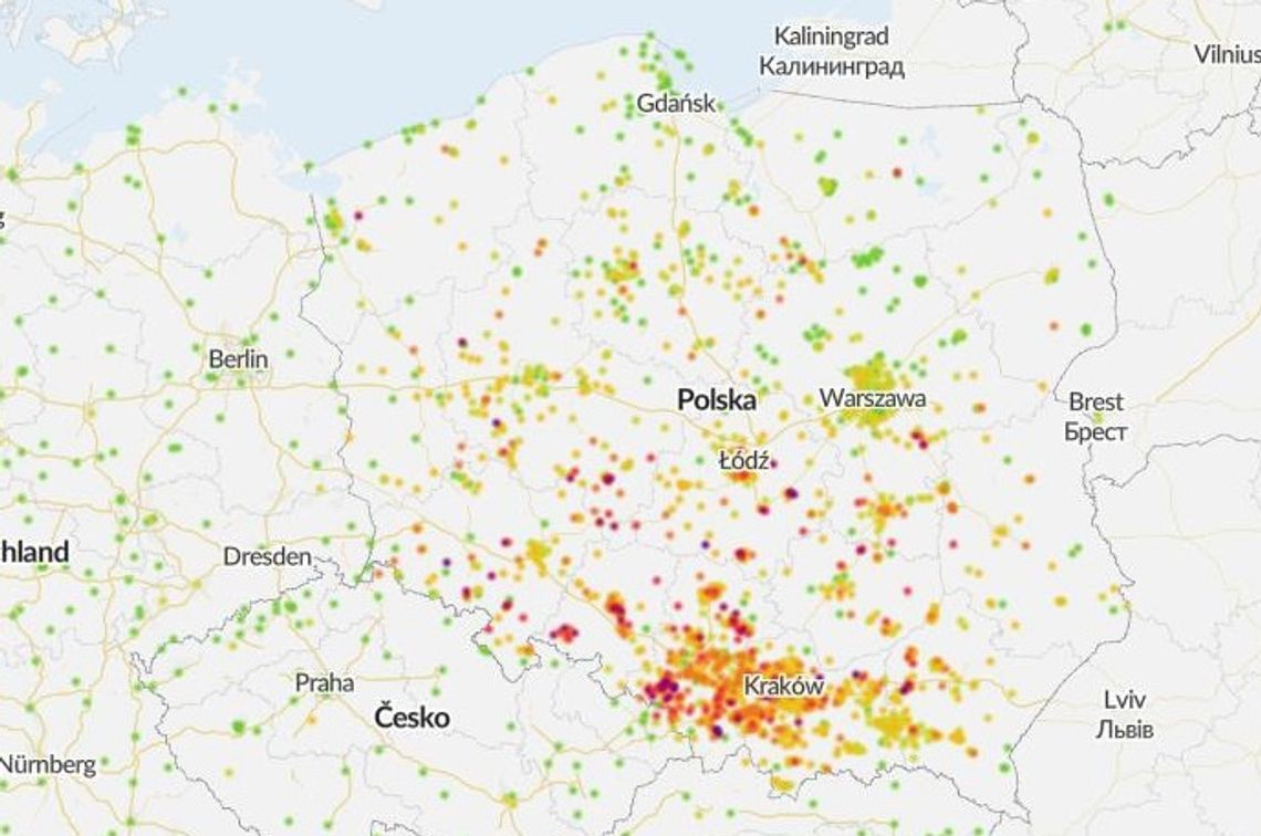 Zanieczyszczenie powietrza w Garwolinie. Prawie jak na Śląsku