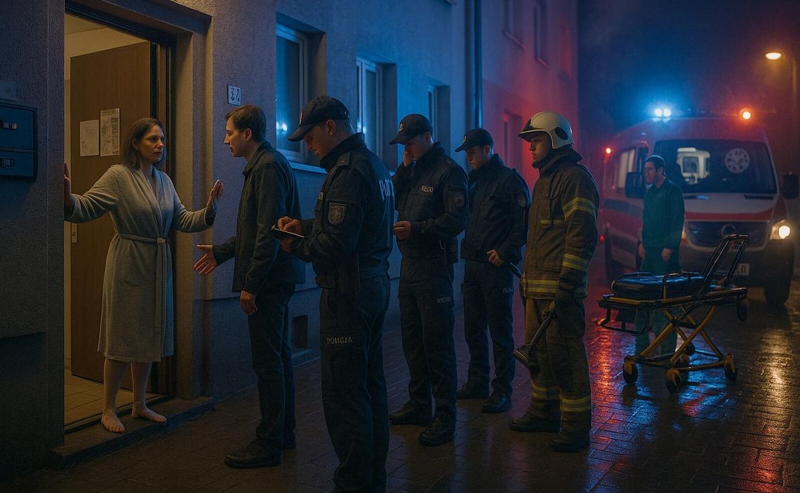 Zaniepokojony partner, zamknięte drzwi i... bezzasadna akcja ratunkowa