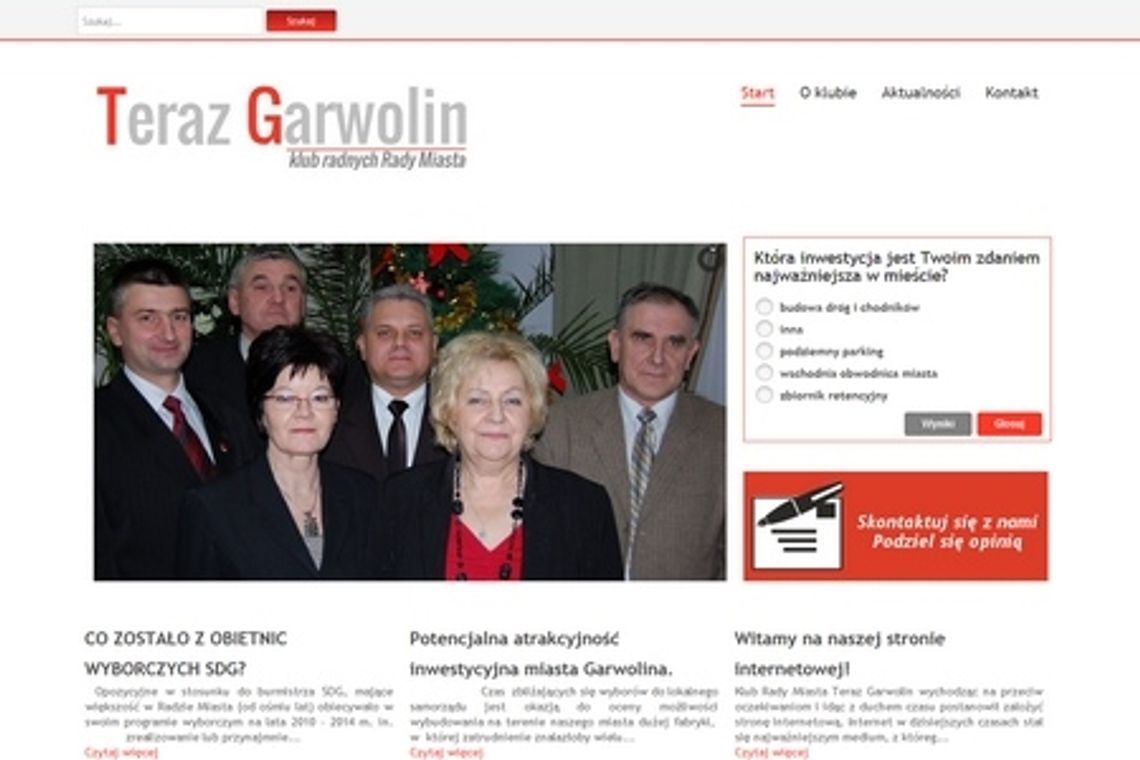 Zapraszamy na www.terazgarwolin.pl