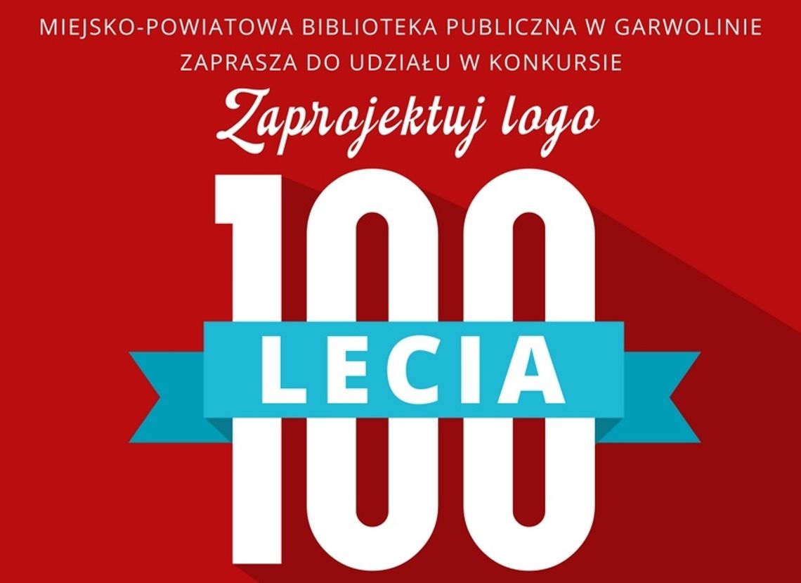 Zaprojektuj logo na 100-lecie biblioteki