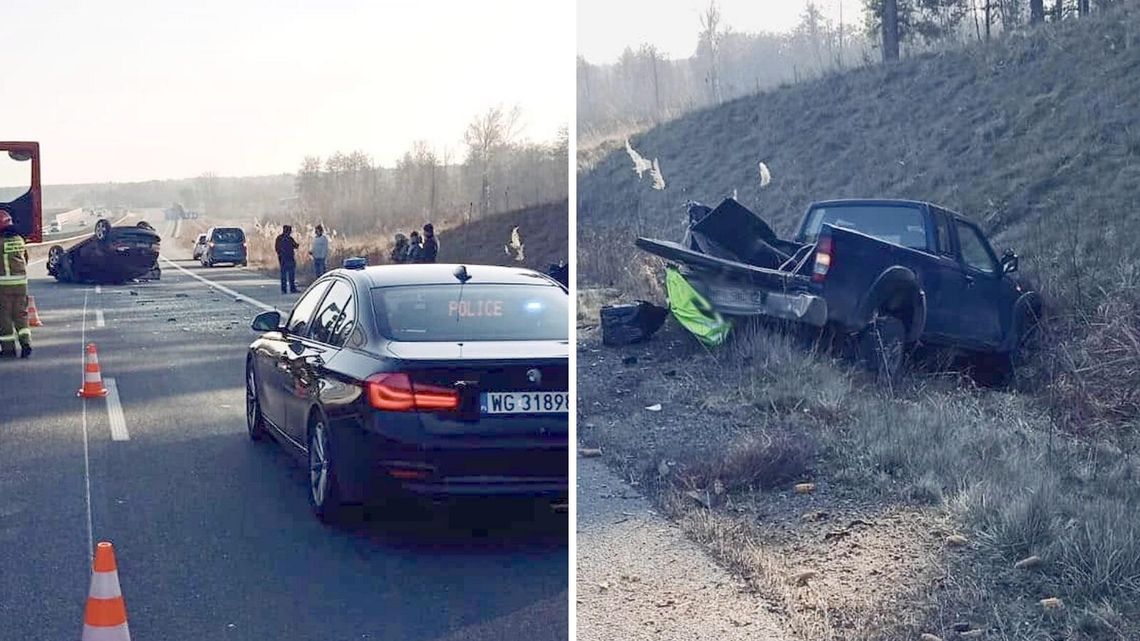 Zasnął za kierownicą BMW. Wjechał w Nissana