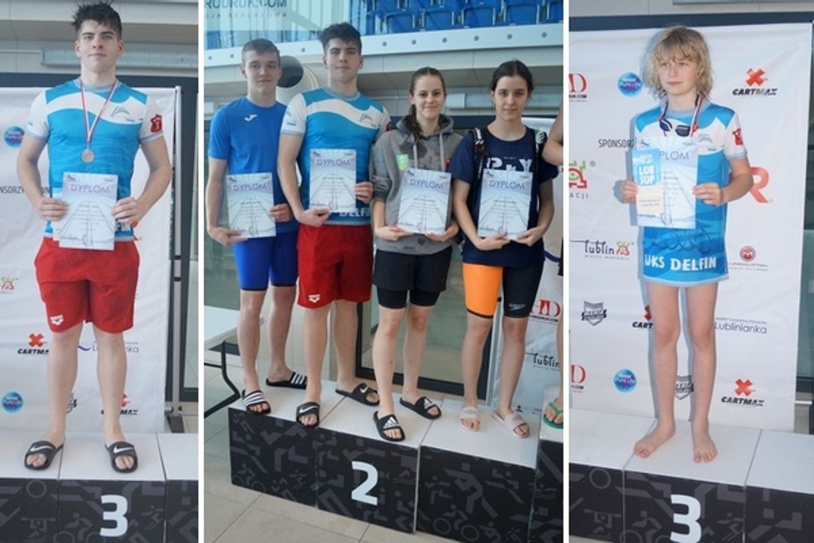 Zawodnicy Delfina trzy razy na podium w Lublinie