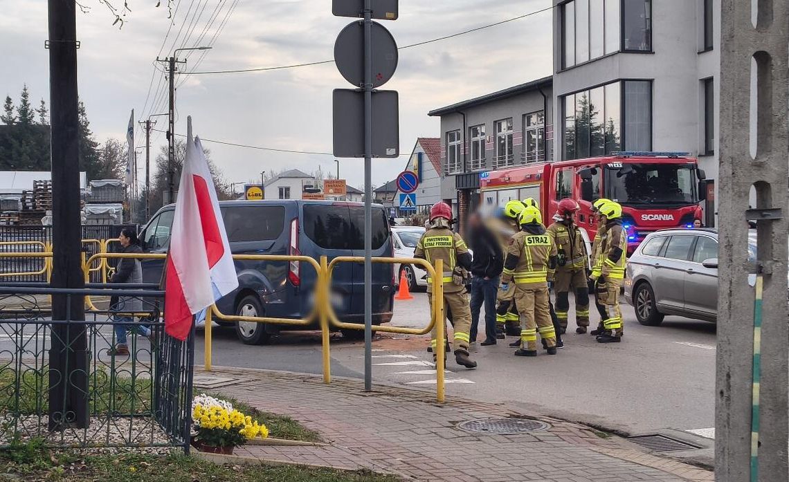 Zderzenie busa z osobówka