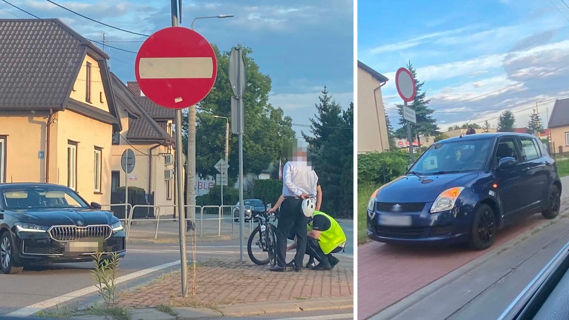 Zderzenie samochodu z rowerzystą w Garwolinie. 22-latek trafił do szpitala Zderzenie samochodu z rowerzystą w Garwolinie. 22-latek trafił do szpitala