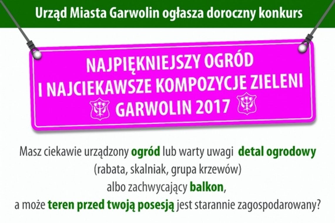 Zgłoś swój ogród do konkursu