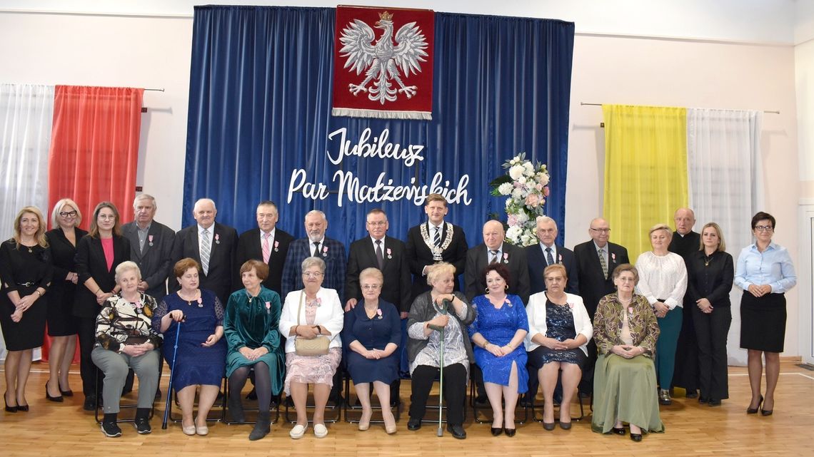 Złote Gody w Łaskarzewie. Dziewięć par świętowało pół wieku małżeństwa