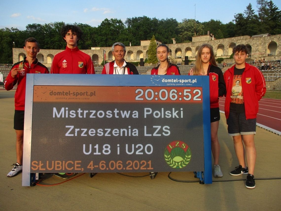 Złoty Szymek i srebrny Marcel w Mistrzostwach Polski LZS