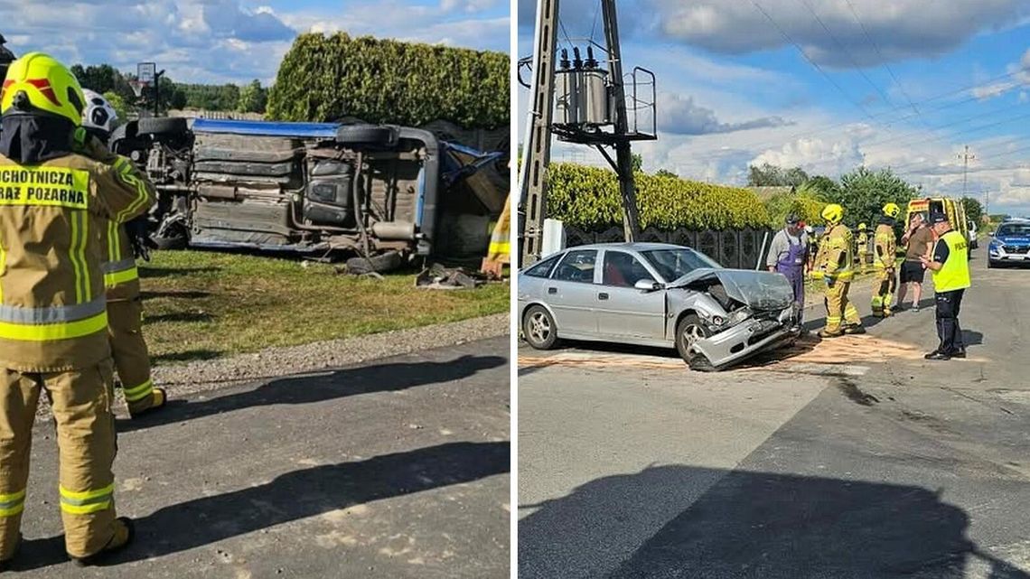 Znów wypadek na tym samym skrzyżowaniu w Piastowie. Dwie osoby trafiły do szpitala