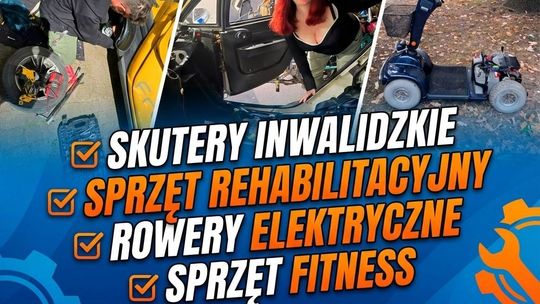 Dojazdowy Serwis Naprawy Skuterów Inwalidzkich Shoprider, Rowerów Trójkołowych