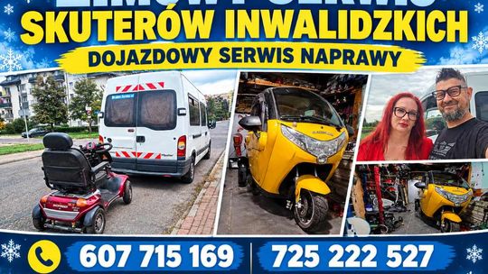 DOJAZDOWY SERWIS SKUTERÓW INWALIDZKICH Garwolin - ZADBAJ O SPRZĘT ZIMĄ