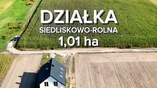 Działka siedliskowo-rolna 1,01 ha – Rębków/ z MPZP