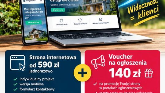Nowa strona firmowa i konkretne wsparcie w jej promocji