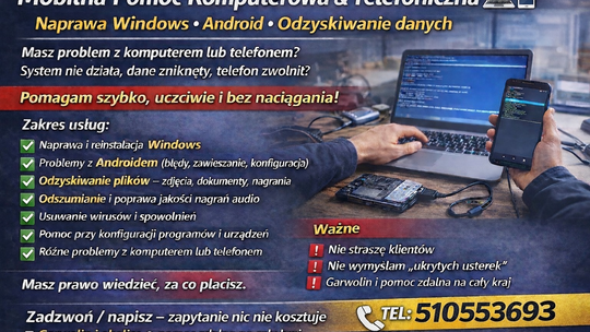 Odzyskiwanie usuniętych plików - Garwolin