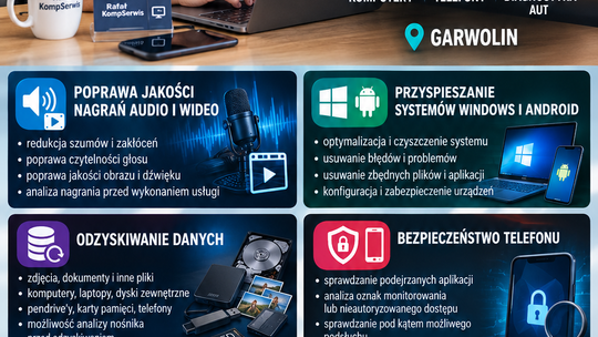 🛠️ POMOC KOMPUTEROWA, TELEFONICZNA I DIAGNOSTYKA – GARWOLIN