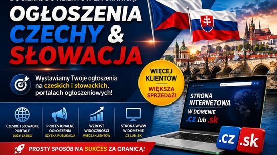 Rozwiń swoją ofertę w Czechach i na Słowacji przez ogłoszenia
