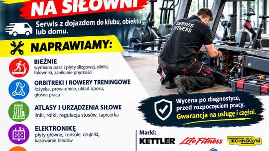 Serwis Siłowni Garwolin Serwis SPRZĘTU FITNESS i REHABILITACYJNEGO - SERWIS MOBILNY - DOJAZD DO KLIE