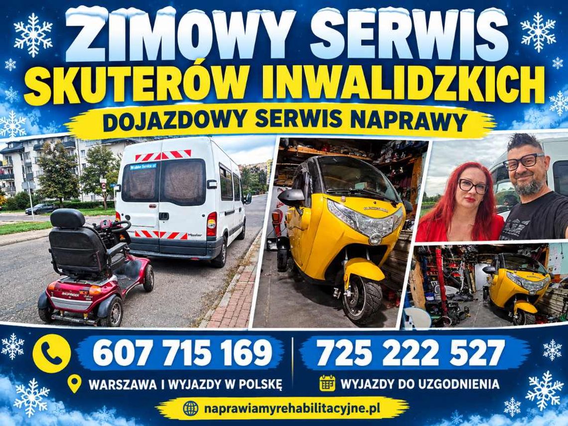 DOJAZDOWY SERWIS SKUTERÓW INWALIDZKICH Garwolin - ZADBAJ O SPRZĘT ZIMĄ DOJAZDOWY SERWIS SKUTERÓW INWALIDZKICH Garwolin - ZADBAJ O SPRZĘT ZIMĄ