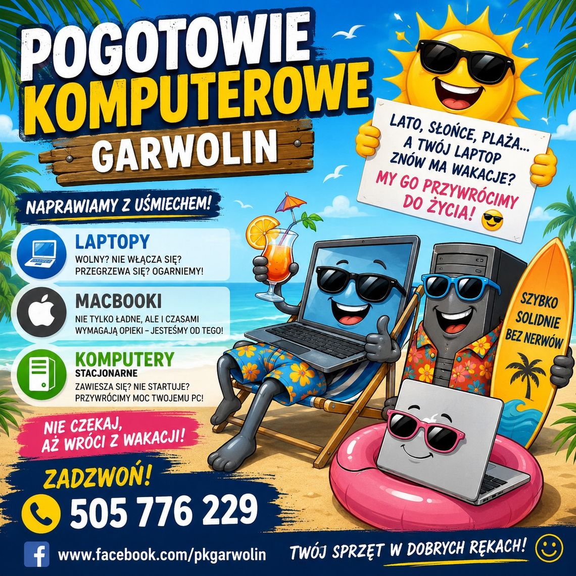 NAPRAWA KOMPUTERÓW, LAPTOPÓW i MACBOOK
