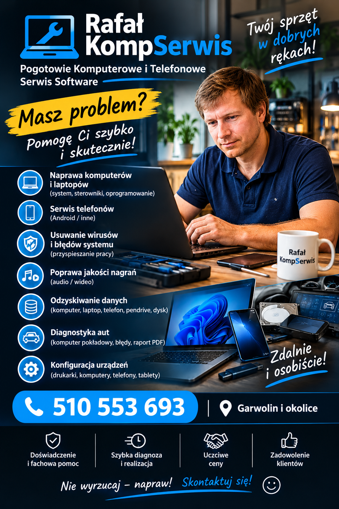 Odzyskiwanie Danych z Dysków | Profesjonalne Odszumianie Nagrań