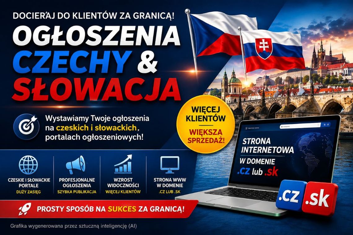 Rozwiń swoją ofertę w Czechach i na Słowacji przez ogłoszenia Rozwiń swoją ofertę w Czechach i na Słowacji przez ogłoszenia