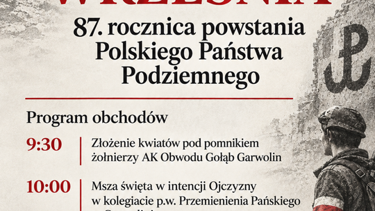 87. rocznica powstania Polskiego Państwa Podziemnego