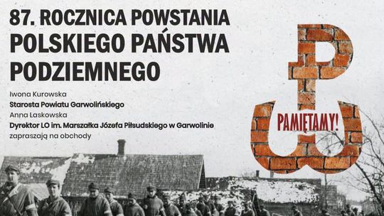 87. rocznica powstania Polskiego Państwa Podziemnego