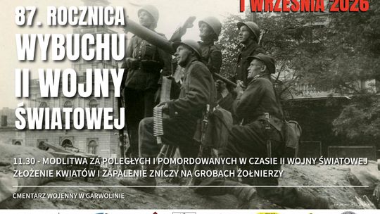 87. rocznica wybuchu II wojny światowej