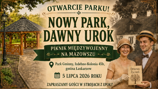 Otwarcie parku w Izdebnie-Kolonii