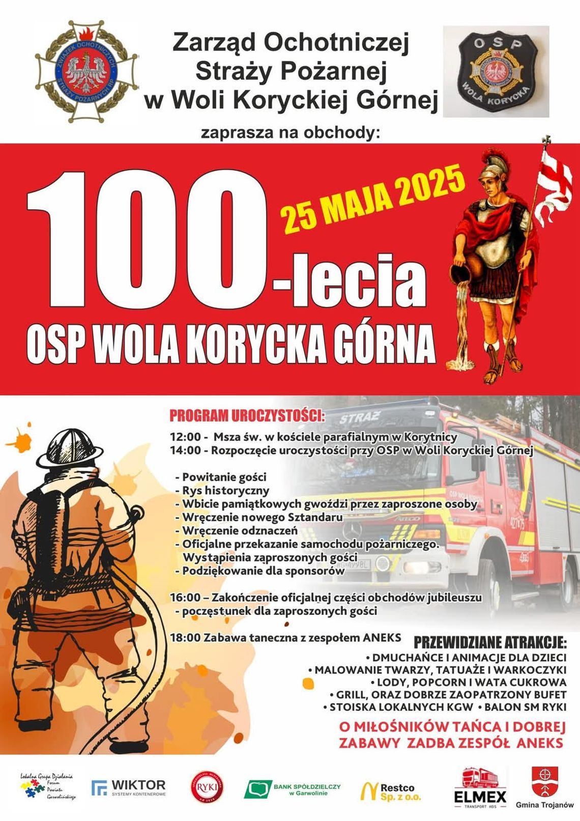 100-lecie OSP Wola Korycka Górna