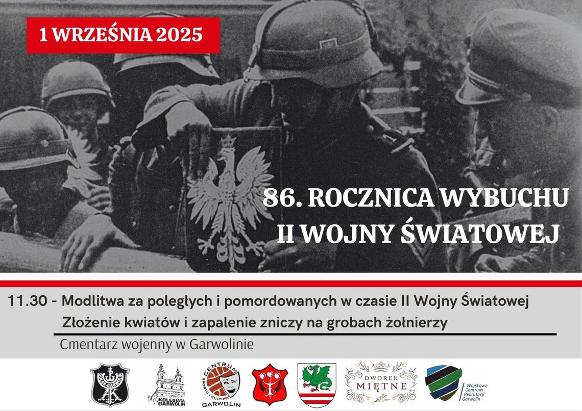 86. rocznica wybuchu II wojny światowej