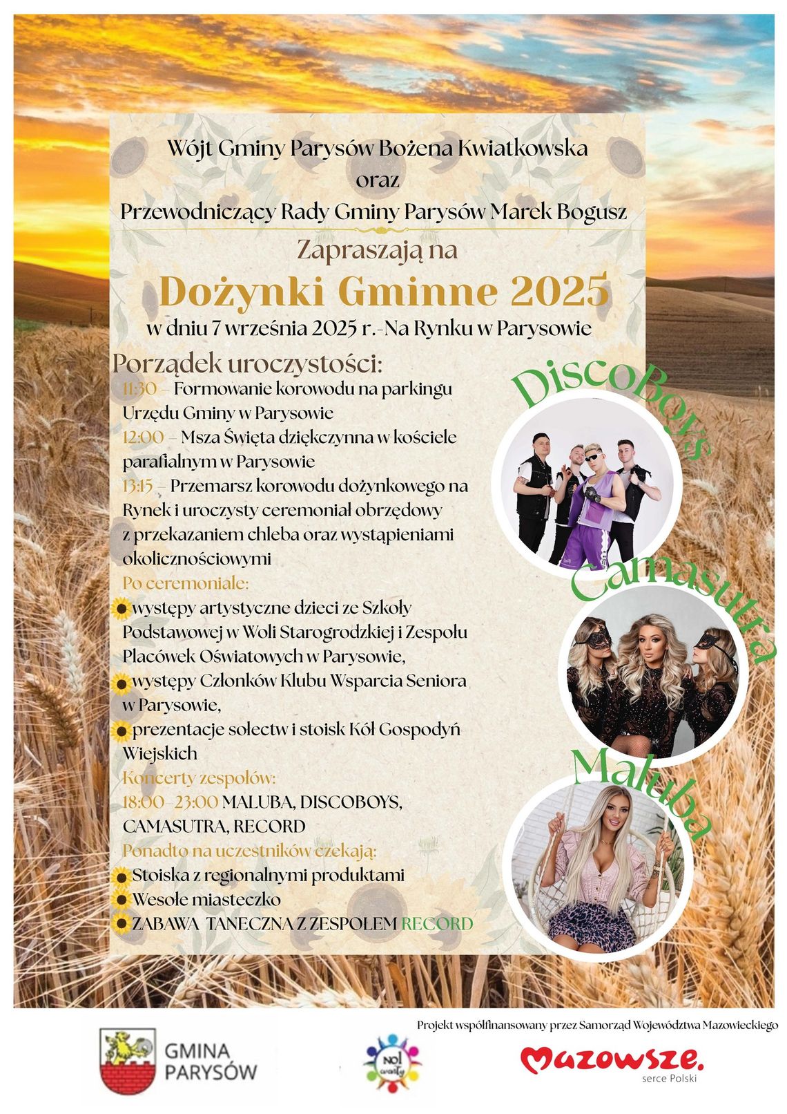 Dożynki Gminne w Parysowie