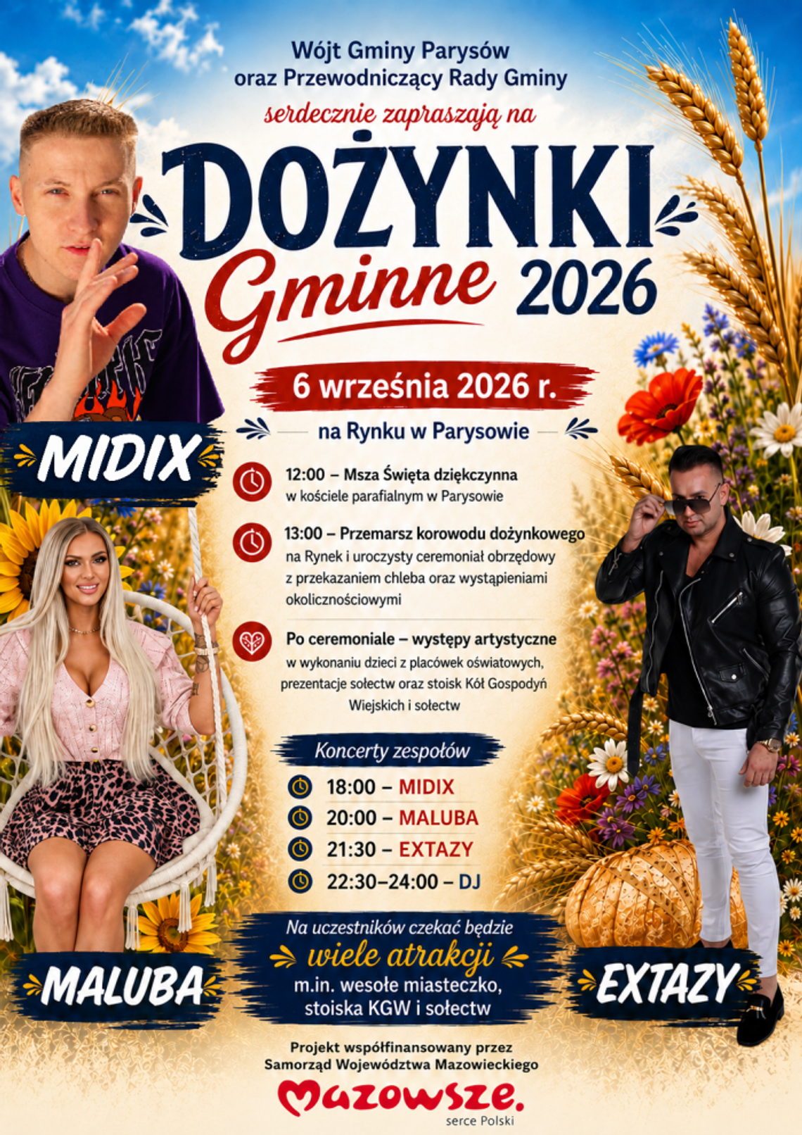Dożynki Gminne w Parysowie