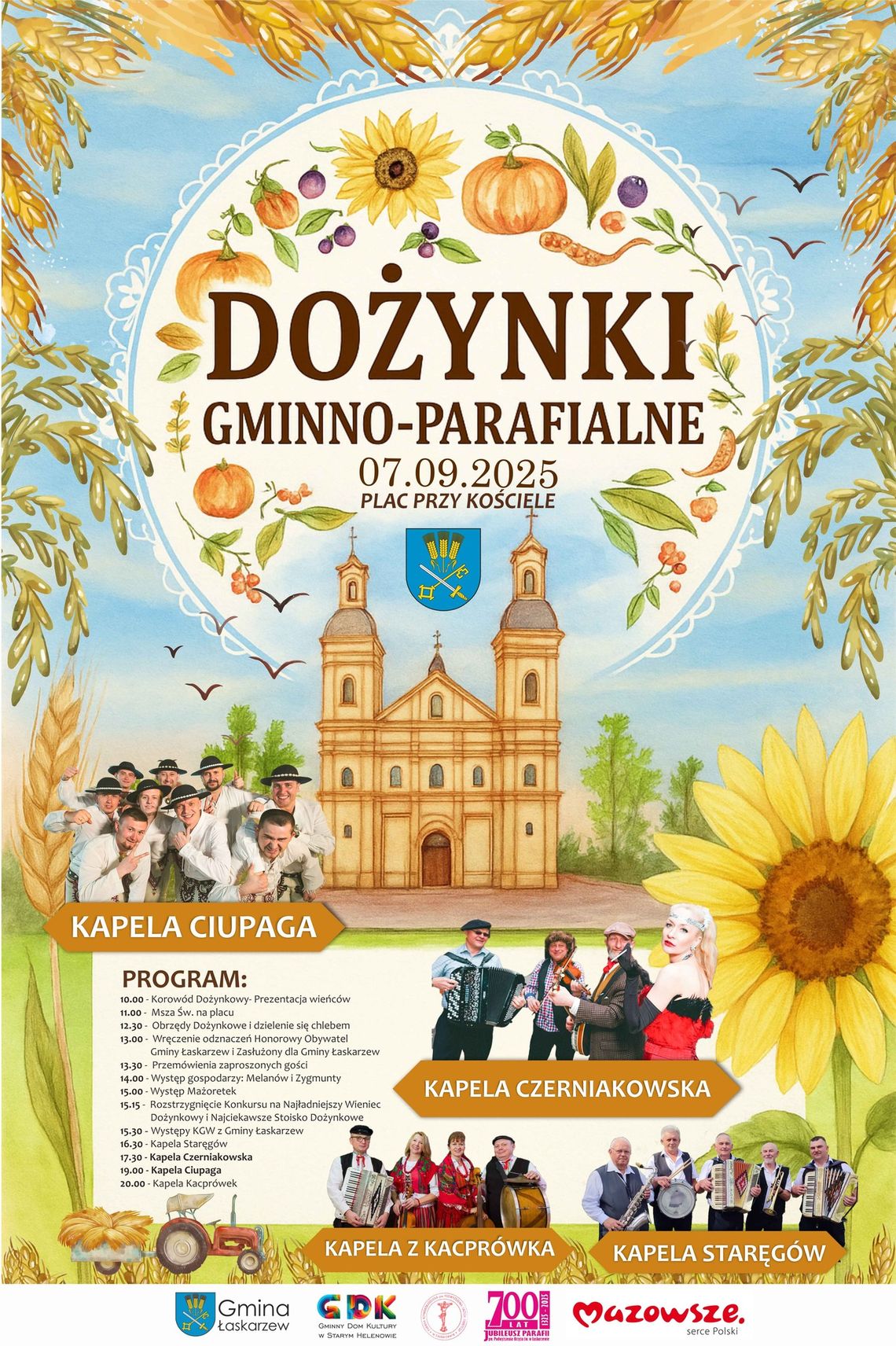 Dożynki Gminno-Parafialne w Łaskarzewie