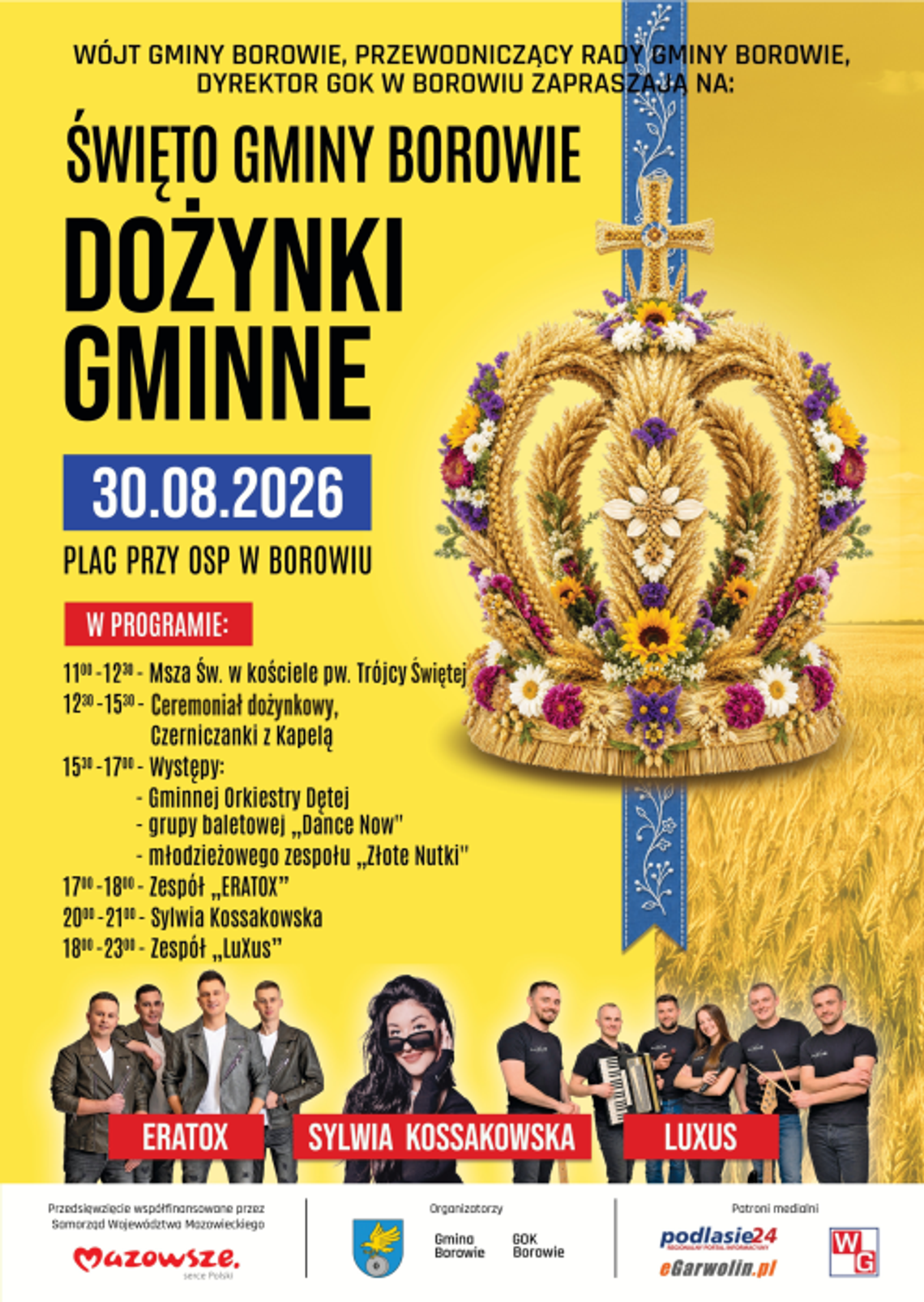 Dożynki gminy Borowie