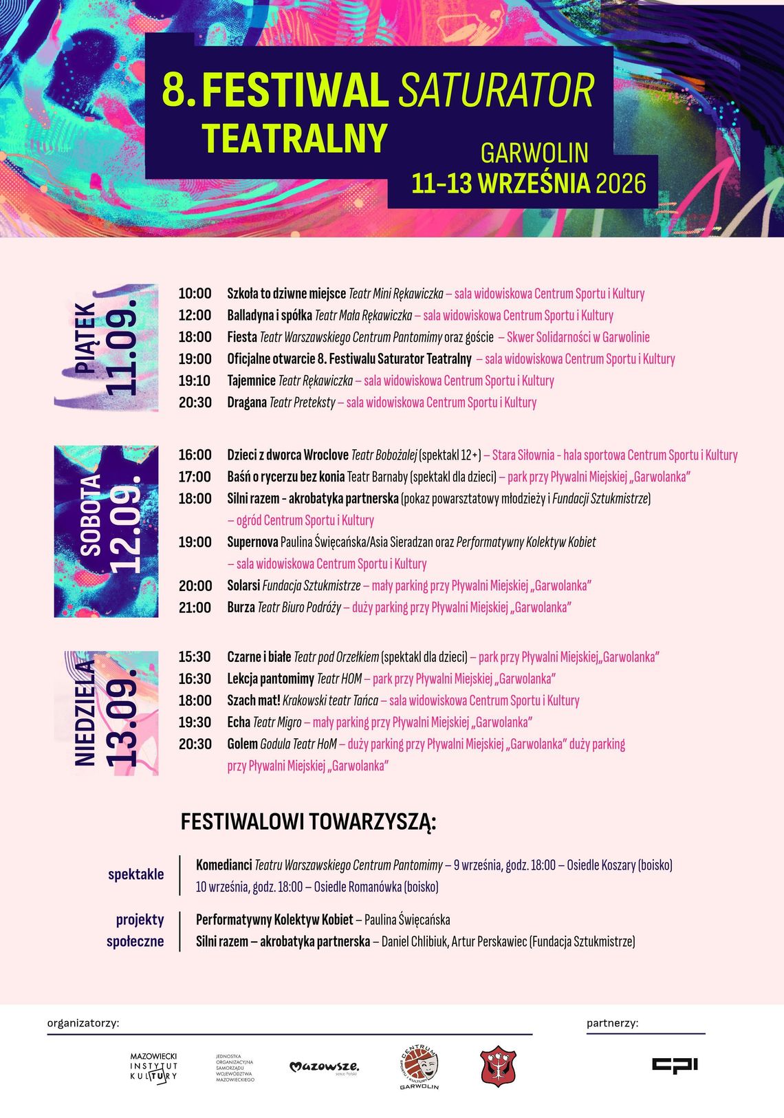 Festiwal Saturator Teatralny