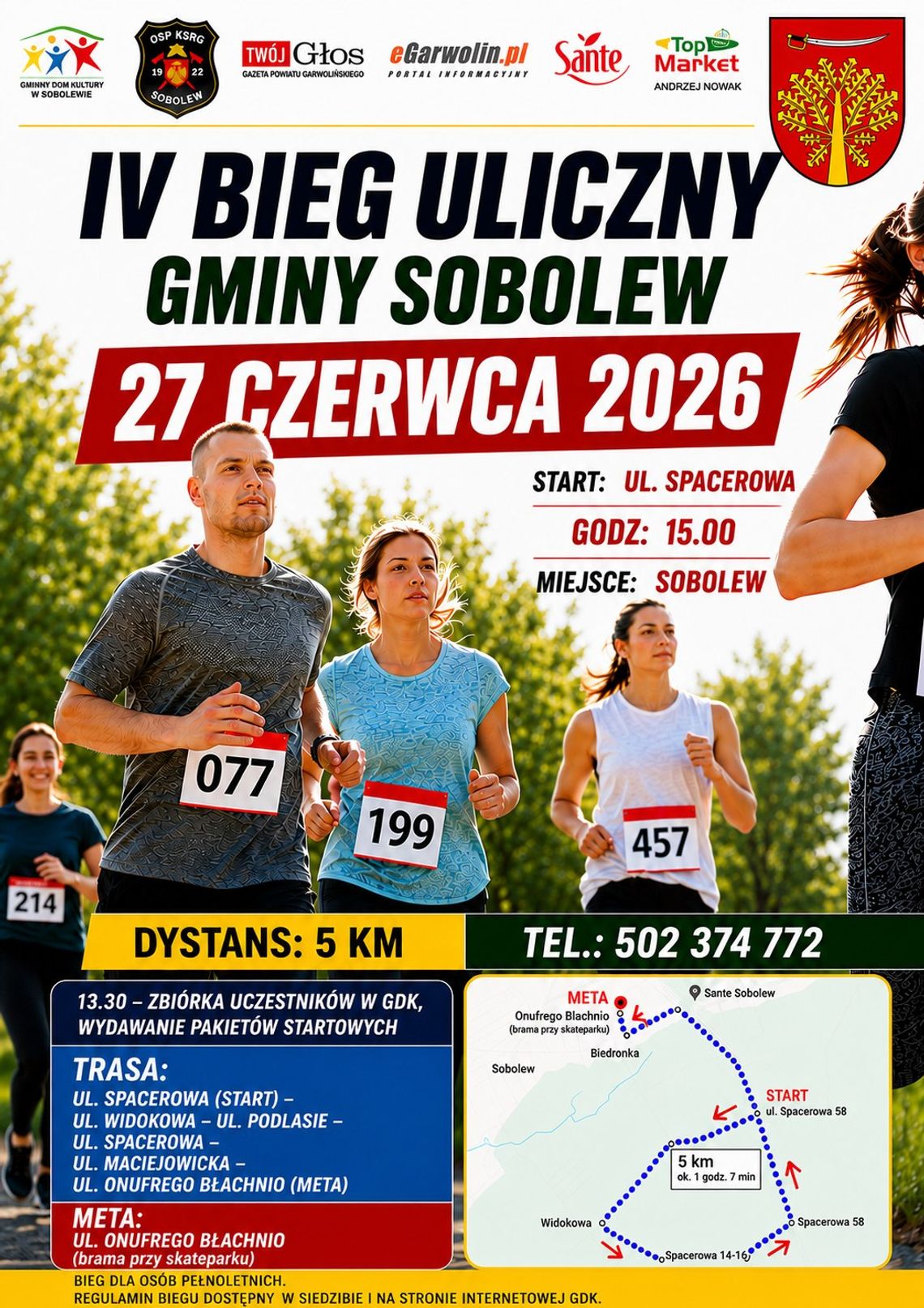 IV Bieg Uliczny Gminy Sobolew
