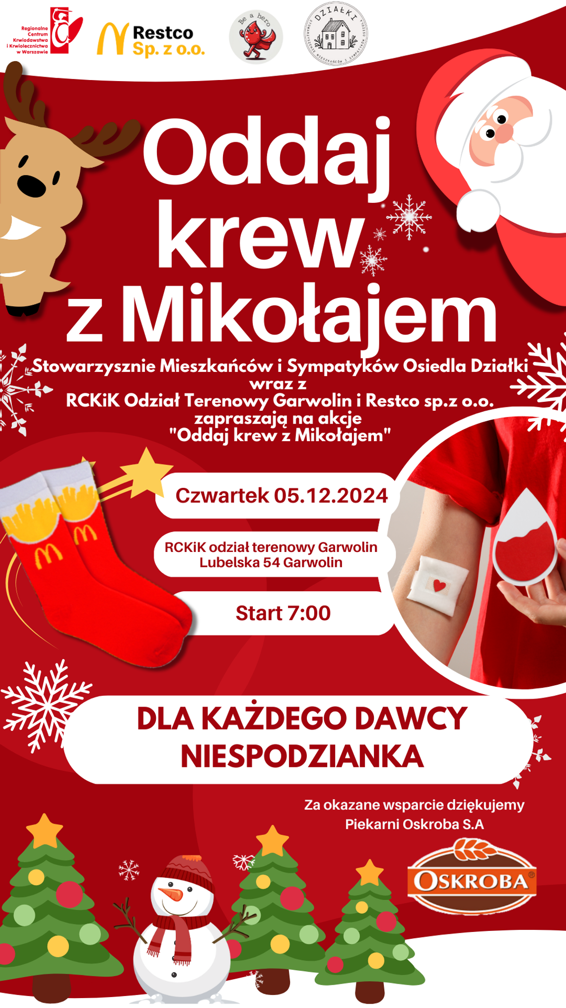 Oddaj krew z Mikołajem