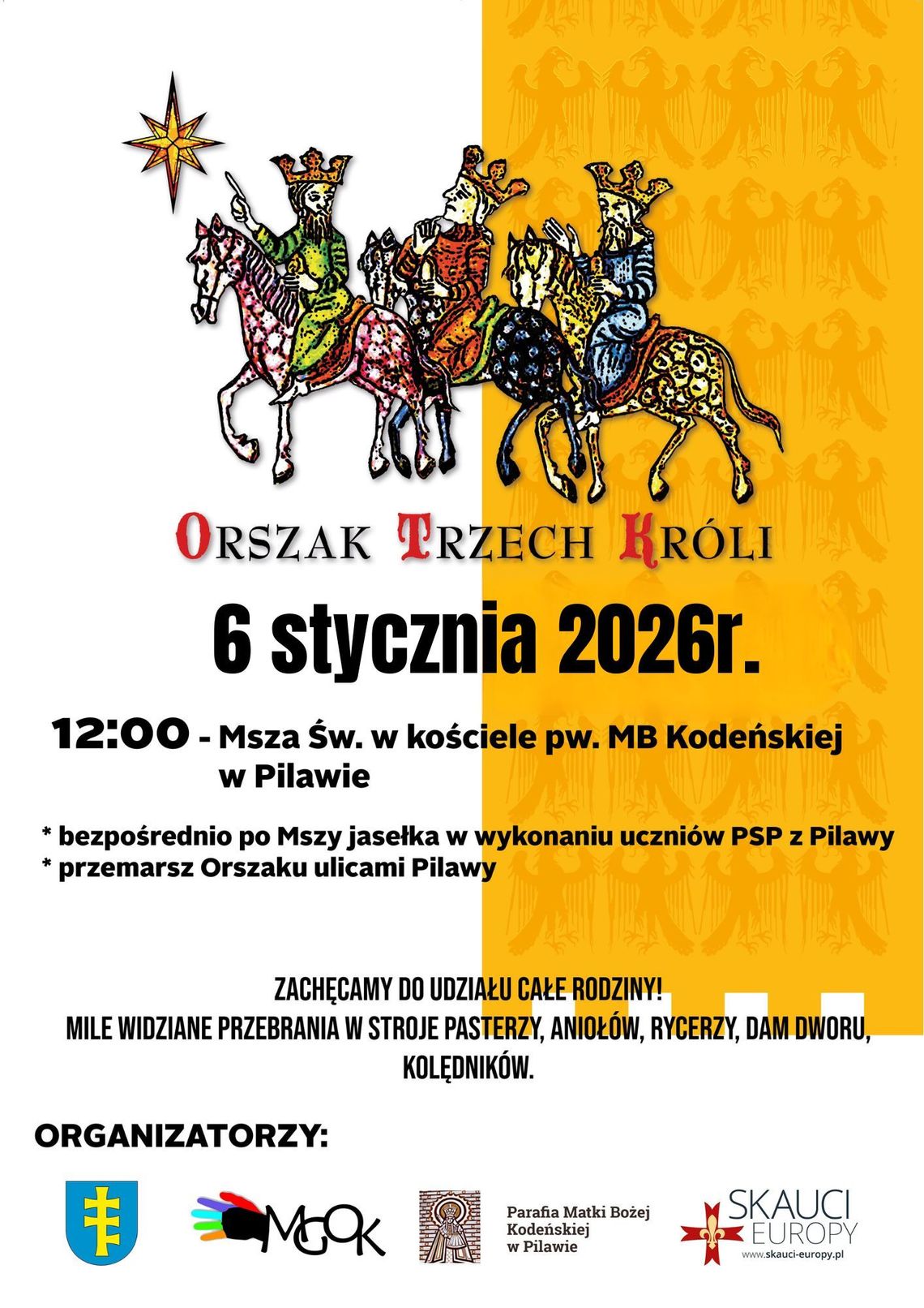 Orszak Trzech Króli w Pilawie