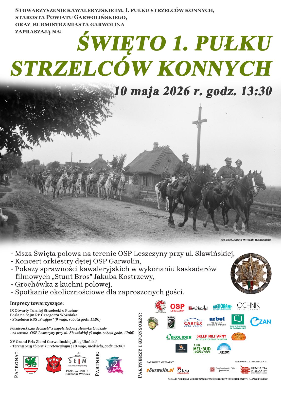 Święto 1. Pułku Strzelców Konnych w Garwolinie