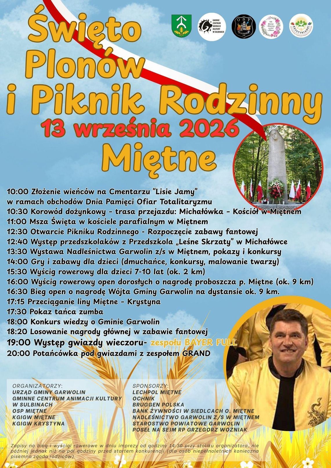 Święto Plonów i Piknik Rodzinny w Miętnem
