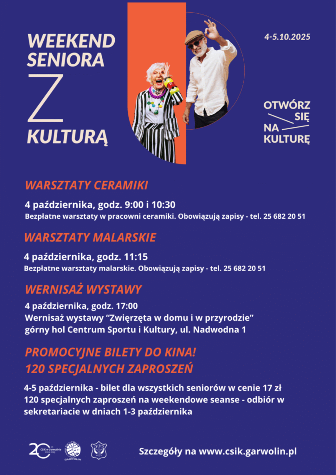 Weekend seniora z kulturą