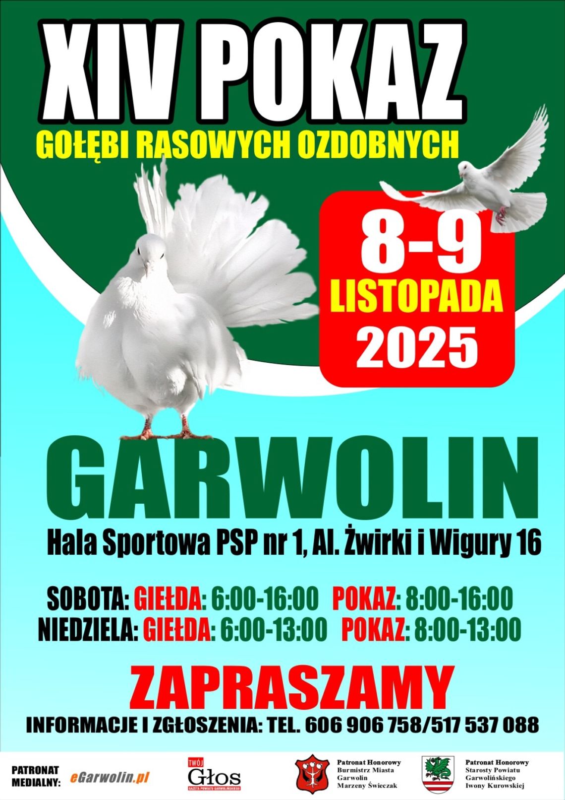 XIV Pokaz Gołębi Rasowych Ozdobnych