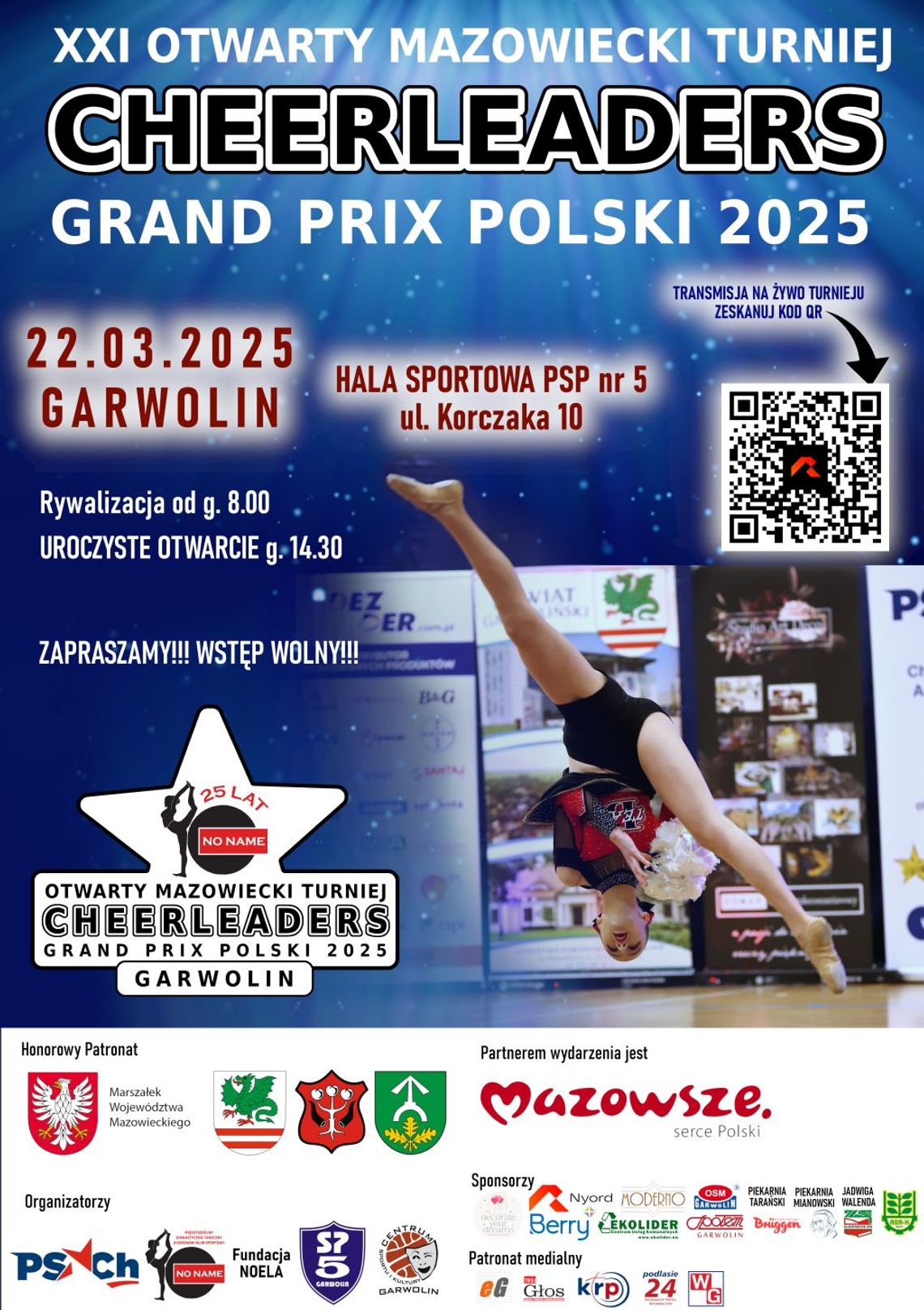 XXI Otwarty Mazowiecki Turniej Cheerleaders