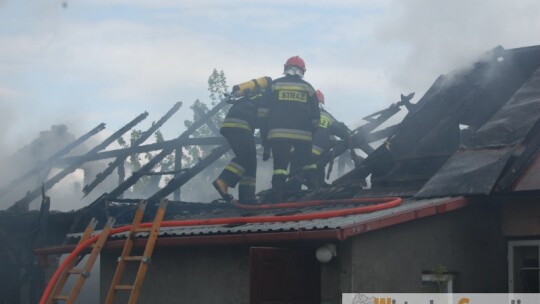 Pożar domu w Feliksinie