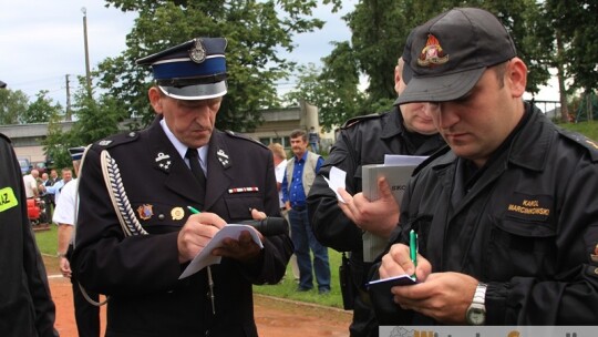 Strażackie zawody z poślizgiem