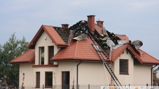 Spłonął od pioruna