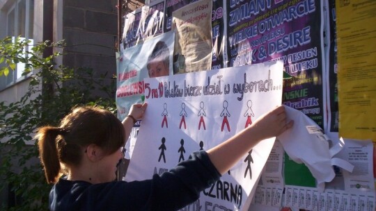 Młodzi nakłaniali do głosowania