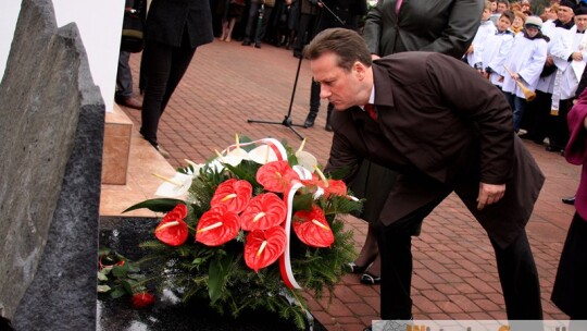 Pamiątkowa tablica odsłonięta w Górznie