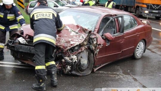 Wypadek na 17. Poważne utrudnienia