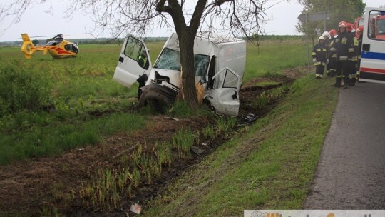 Wypadek na 17 w okolicach Gocławia